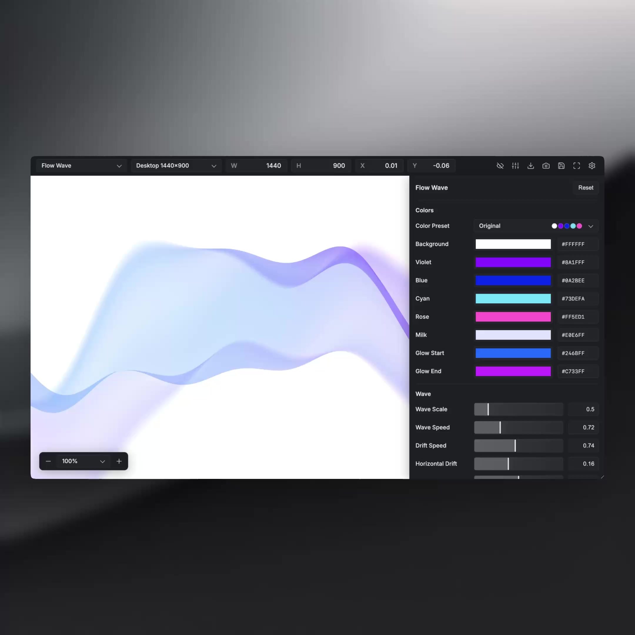 Shaderbook shader scene